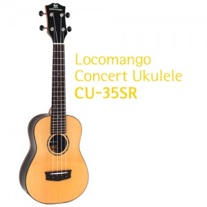 LocoMango 로코망고 CU-35SR 콘서트 우쿨렐레 (올솔리드)